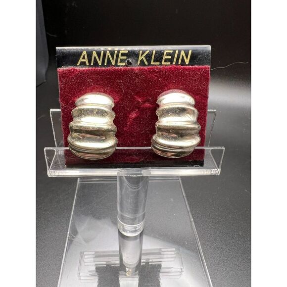 Anne Klein Clip Earrings - Picture 2 of 2